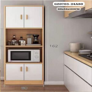 Estante Para Cocina Crema y Blanco