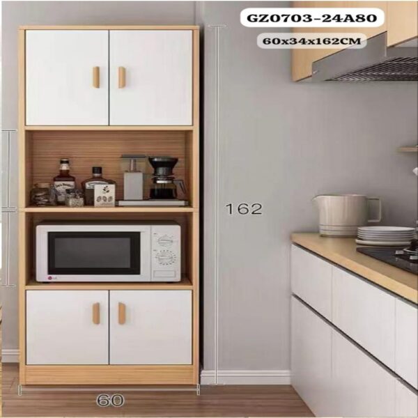 Estante Para Cocina Crema y Blanco