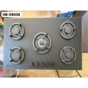 Estufa Empotrable INLEC en Cristal 5 Hornillas